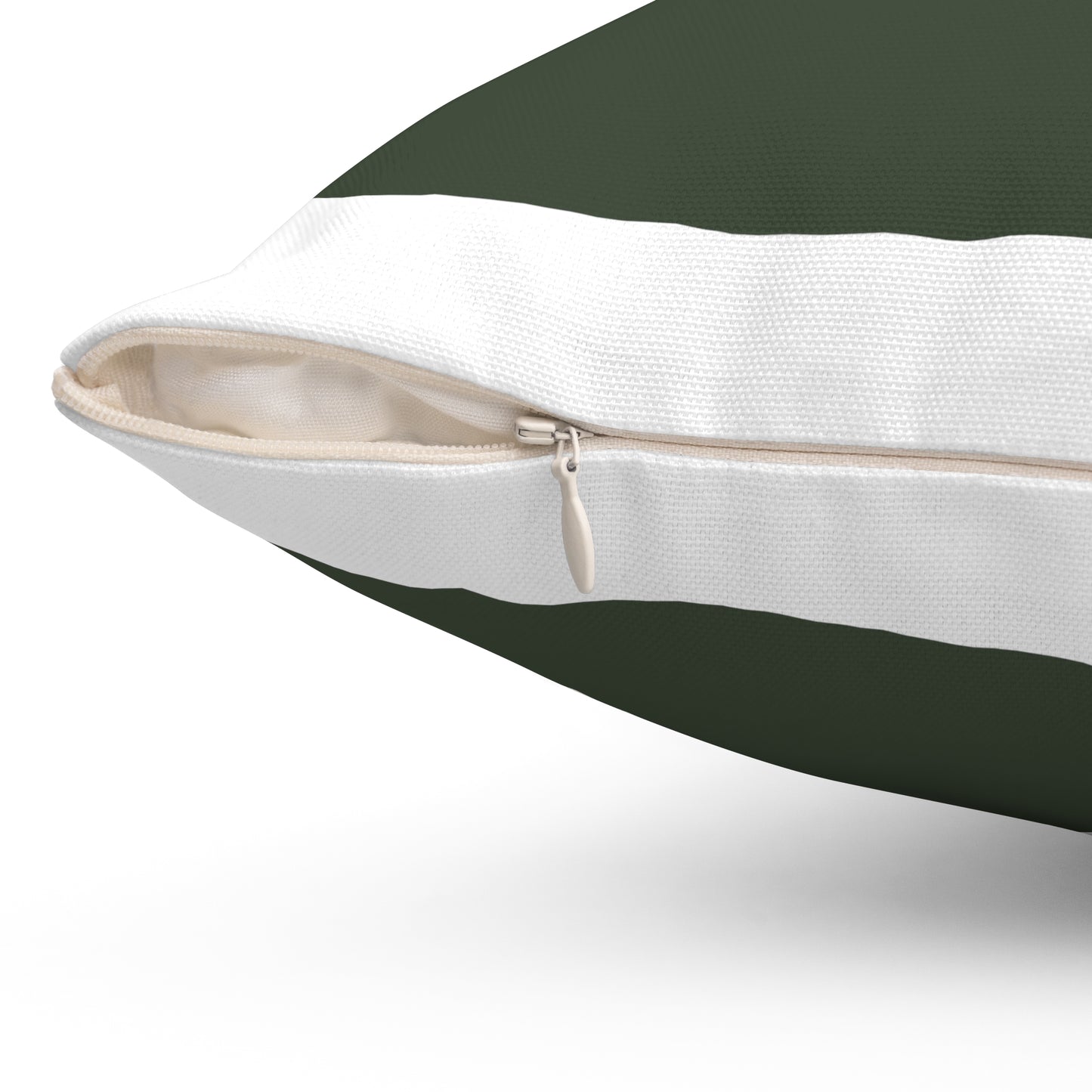 Beautiful Brave Blessed Square Pillow (Green)